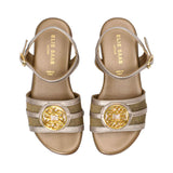 Elie Saab Kids Girl's Gold Sandal