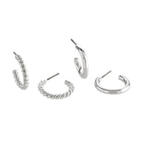 Buckley London  Freya Hoop Duo Silver