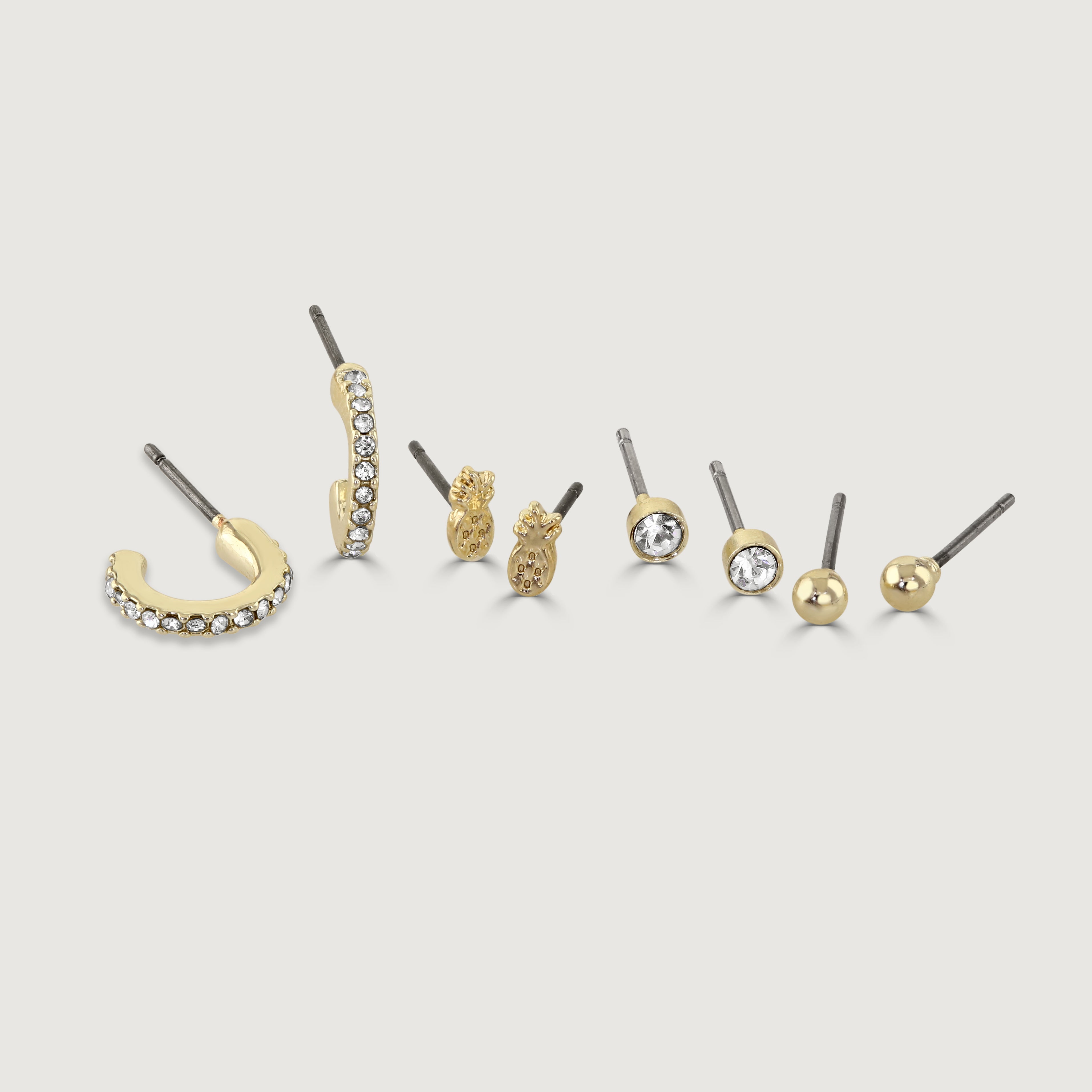 Buckley London Set Of 4 Gold Plated EarringsImitation Gold | Accessories | departure-to-desk | Earrings | Fashion Jewellery | Women | Women Earrings | Womens Buckley London Set Of 4 Gold Plated EarringsImitation Gold | Accessories | departure-to-desk | Earrings | Fashion Jewellery | Women | Women Earrings | Womens