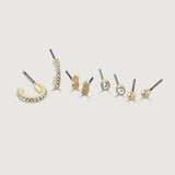 Buckley London Set Of 4 Gold Plated EarringsImitation Gold