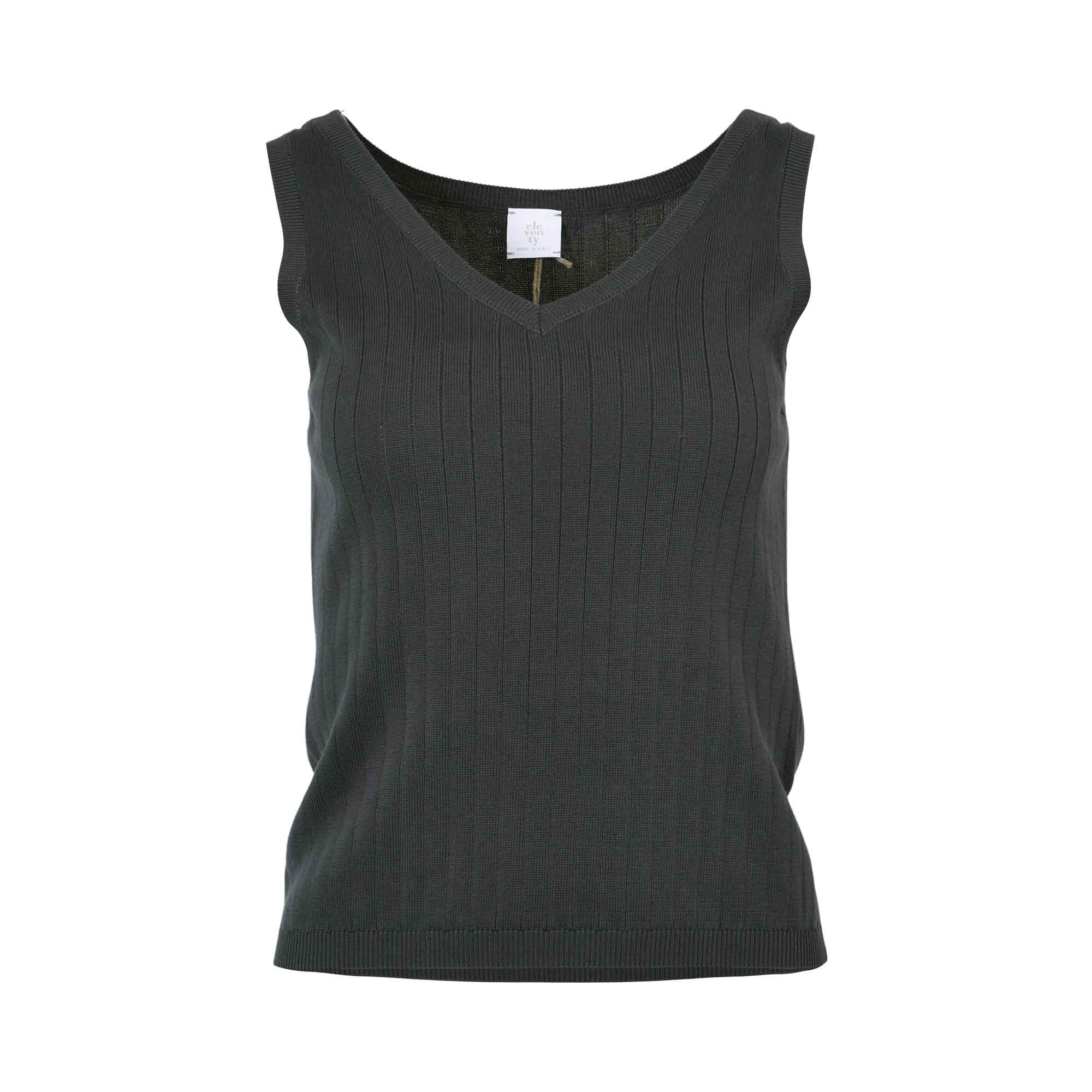 Eleventy Women's Ribbed V-Neck Sleeveless Top | Clothing | departure-to-desk | new-season-2025 | Women | Women All Clothing | Women All Clothing Tops | Womens | Womens Fashion Eleventy Women's Ribbed V-Neck Sleeveless Top | Clothing | departure-to-desk | new-season-2025 | Women | Women All Clothing | Women All Clothing Tops | Womens | Womens Fashion