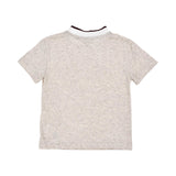 Eleventy Kids Beige Cotton T-Shirt with Logo – Order Online Today