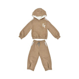Eleventy Kids Beige Jogging Suit