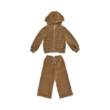 Eleventy Kids Dark Beige Jogging Suit