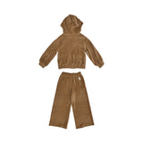 Eleventy Kids Dark Beige Jogging Suit - Order Online Today