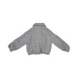 Eleventy Kids Girl’s Grey Wool Herringbone Jacket – Shop the Latest Online