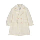Eleventy Kids Girl's Ivory Coat