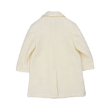 Eleventy Kids Girl's Ivory Double-Breasted Coat – Shop Now Online