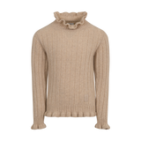 Eleventy Kids Girl’s Beige Sweater – Available for Online Purchase