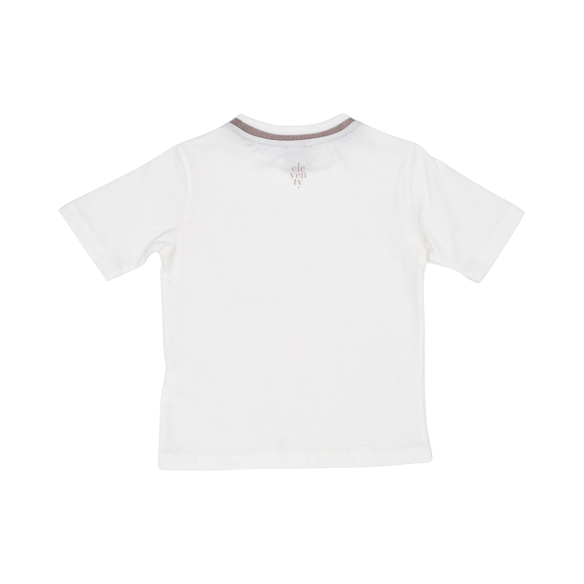 Eleventy Kids Girl’s White Embroidered Cotton T-Shirt – Available Today Online