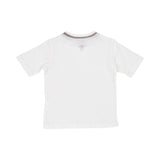 Eleventy Kids Girl’s White Embroidered Cotton T-Shirt – Available Today Online