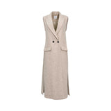 Eleventy Women's Beige Sleeveless Coat