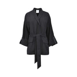 Eleventy Women's Black Belted Jacket
