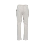 Eleventy Women's White Straight-Leg Cotton Pants with Drawstring Waist — Now Available Online