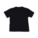 Back view of the Elisabetta Franchi Kids cream cotton T-shirt showing the clean, minimalist design and high-quality jersey texture.