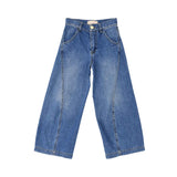 Elisabetta Franchi wide-leg denim jeans high-waisted relaxed fit blue women jeans – Now Online