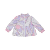 Close-up front view of the Emilio Pucci Multicolor Jacket.