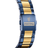 Festina Chrono Sport Men's Blue Dial Blue Gold Watch