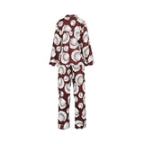 Fable and Eve  Battersea Shell Brown Print Long Sleeve Pyjama Set