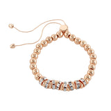 Buckley London Rose Gold Simplicity Bead Bracelet Rose Gold SS25