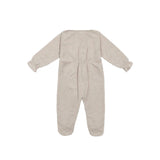 Jules & Juliette Paris Beige FLIGHTY Baby Pyjama Cotton Embroidered