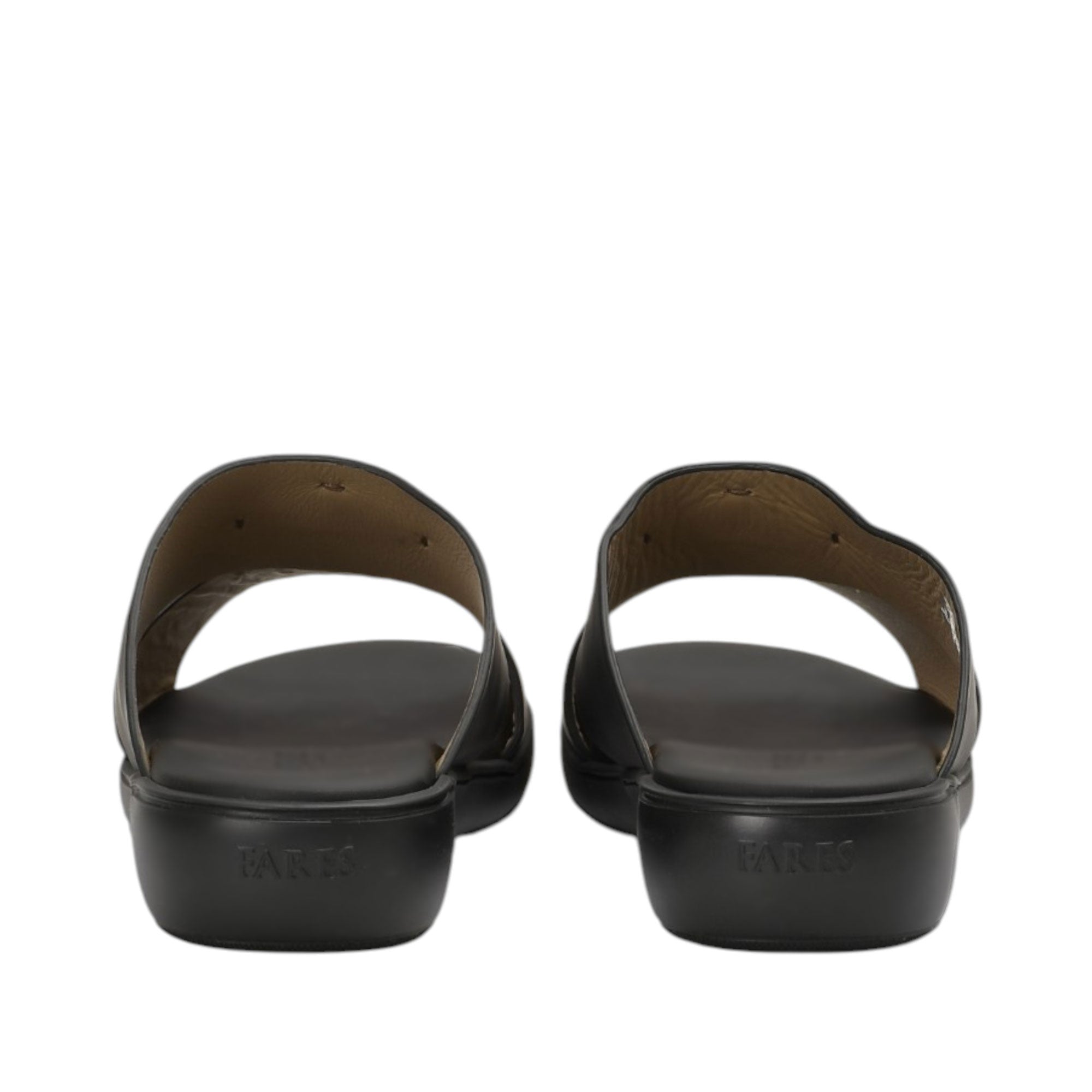 Fares Kids Boy's Junior Gommato Open-Toe Arabic Black Sandals