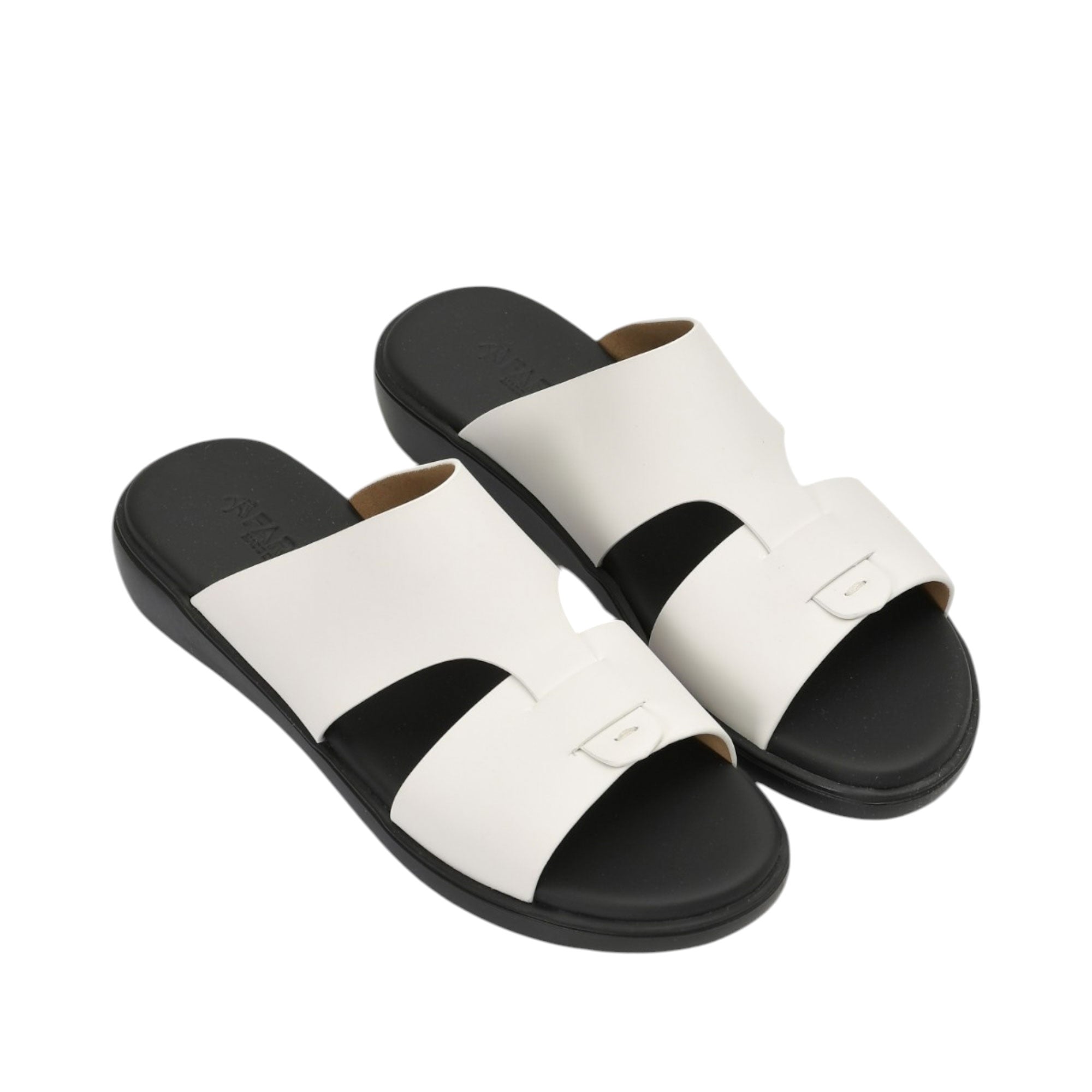 Fares Kids Boy's Junior Gommato White Sandals