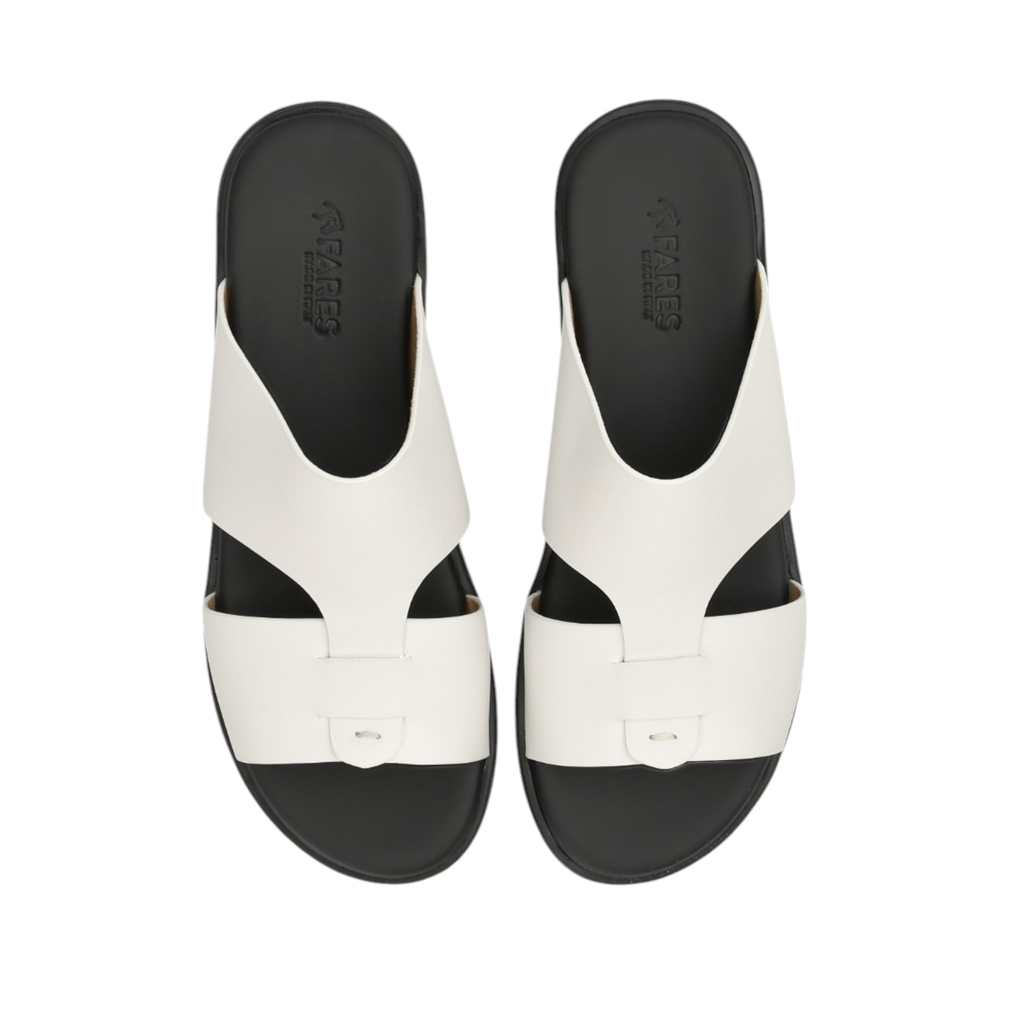 Fares Kids Boy's Junior Gommato White Sandals