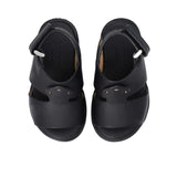 Fares Kids Baby Boy's Minimalist Leather Traditional Sandals