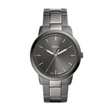 Fossil The Minimalist Men’s Gunmetal Analog Watch with Stainless Steel Bracelet