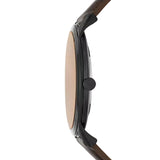 Fossil Men's Minimalist Three-Hand Brown Leather Watch