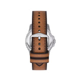 Fossil Men's Blue Dive Three-Hand Date Tan LiteHide™ Leather Watch