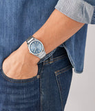 Fossil Everett Three-Hand Date Stainless Steel Watch