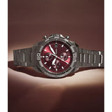 Fossil Men's Bronson Chronograph Smoke Stainless Steel Watch
