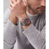 Fossil Men's Bronson Chronograph Smoke Stainless Steel Watch