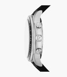 Fossil Sport Tourer Chronograph Gents Black Silicone Watch