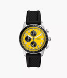 Fossil Sport Tourer Chronograph Gents Black Silicone Watch