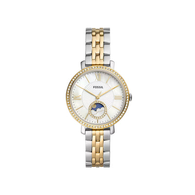 Fossil Women's Jacqueline Sun Moon Multifunction Two-Tone Stainless Steel Watch