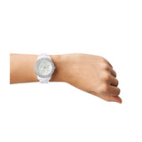 Fossil Stella Women's Multifunction White Castor Oil Watch