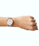 Fossil Carlie Three-Hand Date Two-Tone Stainless Steel Watch