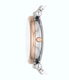 Fossil Carlie Three-Hand Date Two-Tone Stainless Steel Watch