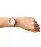 Fossil Women's Carlie Three-Hand Date Gray LiteHide™ Leather Watch