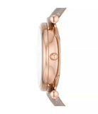 Fossil Women's Carlie Three-Hand Date Gray LiteHide™ Leather Watch