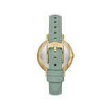 Fossil JacquelineWomen's Sun Moon Multifunction Green Eco Leather Watch
