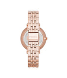 Fossil Jacqueline Three-Hand Date Rose Gold-Tone Stainless Steel Watch and Jewelry Set