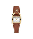 Fossil Harwell Three-Hand Medium Brown Leather Watch