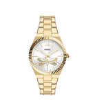Fossil Scarlette Three-Hand Gold-Tone Stainless Steel Watch