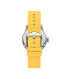 Fossil FB-01 Three-Hand Date Yellow Silicone Watch