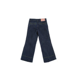 Elisabetta Franchi kids Girl's Denim with Fluorescent Stitching