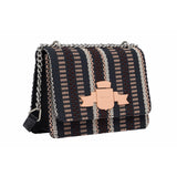 Replay Women's Striped Phoenix Bag with Archive Logo